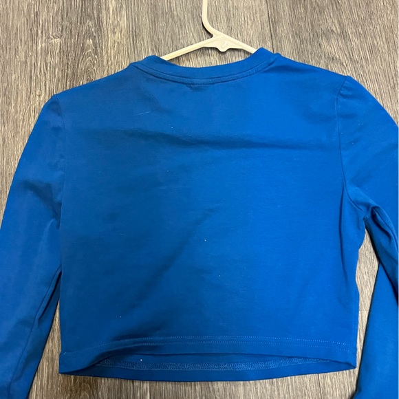 SHEIN BLUE CROPPED TOP Y2K - Picture 3 of 3